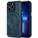 iPhone 11 Pro Crazy Horse Cowhide Leather Magnetic Phone Case  - Blue