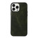 iPhone 11 Pro Genuine Leather Double Color Crazy Horse Phone Case  - Green