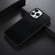 iPhone 11 Pro Genuine Leather Double Color Crazy Horse Phone Case  - Black