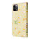 iPhone 11 Pro Bronzing Painting RFID Leather Case - Yellow Daisy