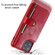 iPhone 11 Pro Buckle Zipper Shockproof Protective Case with Holder & Card Slots & Wallet & Lanyard & Photos Frame - Coffee