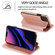 iPhone 11 Pro Knight Magnetic Suction Leather Phone Case  - Rose Gold