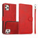 iPhone 11 Pro Calf Texture 2 in 1 Detachable Magnetic Back Cover Horizontal Flip Leather Case with Holder & Card Slots & Wallet & Photo Frame  - Red