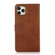 iPhone 11 Pro Calf Texture 2 in 1 Detachable Magnetic Back Cover Horizontal Flip Leather Case with Holder & Card Slots & Wallet & Photo Frame  - Brown