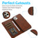 iPhone 11 Pro Calf Texture 2 in 1 Detachable Magnetic Back Cover Horizontal Flip Leather Case with Holder & Card Slots & Wallet & Photo Frame  - Brown