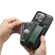 iPhone 11 Pro Suteni H13 Card Wallet Wrist Strap Holder PU Phone Case - Black
