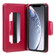iPhone 11 Pro Woman and Cat Embossed Horizontal Flip Leather Case, with Wallet & Holder & Card Slots & Photo Frame & Mirror & Lanyard - Red