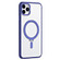 iPhone 11 Pro Skin Feel MagSafe Shockproof Phone Case with Holder - Dark Blue