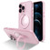 iPhone 11 Pro MagSafe Magnetic Multifunctional Holder Phone Case - Pink