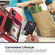 iPhone 11 Pro Zipper Wallet Card Bag PU Back Case  - Red