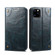 iPhone 11 Pro Baroque Simple Horizontal Flip Leather Case, with Holder & Card Slots & Wallet - Blue