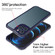 iPhone 11 Pro LESUDESIGN Series Frosted Acrylic Anti-fall Protective Case  - Blue