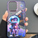 iPhone 11 Engraved Colorful Astronaut Phone Case - Small Orange