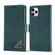 iPhone 11 Pro Forwenw Dual-side Buckle Leather Phone Case  - Dark Cyan