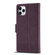 iPhone 11 Pro Forwenw Dual-side Buckle Leather Phone Case  - Wine Red