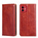 iPhone 11 Pro PU + TPU Gloss Oil Solid Color Magnetic Horizontal Flip Leather Case with Holder & Card Slot & Wallet - Brown