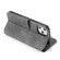DG.MING Retro Oil Side Horizontal Flip Case with Holder & Card Slots & Wallet iPhone 11 Pro - Grey