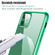 iPhone 11 Pro Double-sided Plastic Glass Protective Case  - Mint Green