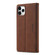 iPhone 11 Pro Forwenw F1 Series Matte Strong Magnetism Horizontal Flip Leather Case with Holder & Card Slots & Wallet & Photo Frame - Brown