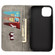 Skin Feel Splicing Leather Phone Case iPhone 11 Pro - Grey