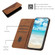 iPhone 11 Pro Diamond Pattern Splicing Skin Feel Magnetic Horizontal Flip Leather Case with Card Slots & Holder & Wallet  - Brown
