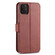 iPhone 11 Pro AZNS Calf Texture Magnetic Horizontal Flip PU Leather Case with Holder & Card Slots & Photo Frame - Brown