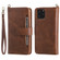 iPhone 11 Pro Multifunctional Detachable Magnetic Horizontal Flip Leather Case with Card Slots & Holder & Wallet & Photo Frame - Coffee