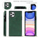 iPhone 11 Pro Cross-body Square Double Buckle Flip Card Bag TPU+PU Case with Card Slots & Wallet & Photo & Strap  - Green