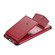 iPhone 11 Pro Flip Card Bag Copper Buckle TPU + PU Leather Back Cover Shockproof Case with Card Slots & Photo Frame - Red