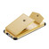 iPhone 11 Pro Flip Card Bag Copper Buckle TPU + PU Leather Back Cover Shockproof Case with Card Slots & Photo Frame - Yellow