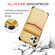 iPhone 11 Pro Flip Card Bag Copper Buckle TPU + PU Leather Back Cover Shockproof Case with Card Slots & Photo Frame - Yellow