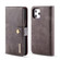 iPhone 11 Pro DG.MING Crazy Horse Texture Flip Detachable Magnetic Leather Case with Holder & Card Slots & Wallet  - Grey