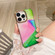 iPhone 11 Pro Glitter Powder Electroplating Smudge Gradient Shockproof Phone Case  - Pink Green J5