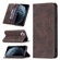 iPhone 11 Pro Magnetic RFID Blocking Anti-Theft Leather Case with Holder & Card Slots & Wallet  - Brown