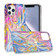 iPhone 11 Pro Laser Glitter Watercolor Pattern Shockproof Protective Case with Ring Holder  - FD1