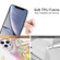iPhone 11 Pro Laser Glitter Watercolor Pattern Shockproof Protective Case with Ring Holder  - FD5
