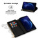 iPhone 11 Pro Multi-card Slots Starry Sky Laser Carving Glitter Zipper Horizontal Flip Leather Case with Holder & Wallet & Lanyard - Black