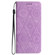 iPhone 11 Pro Ethnic Embossed Adsorption Leather Phone Case - Purple