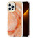 iPhone 11 Pro Electroplating Shell Texture Marble Phone Case  - Orange B5
