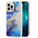 iPhone 11 Pro Electroplating Shell Texture Marble Phone Case  - Blue White B6