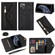 iPhone 11 Pro Skin Feel Zipper Horizontal Flip Leather Case with Holder & Card Slots & Photo Frame & Lanyard & Long Rope - Black