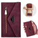 iPhone 11 Pro Skin Feel Zipper Horizontal Flip Leather Case with Holder & Card Slots & Photo Frame & Lanyard & Long Rope - Wine Red