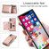 iPhone 11 Pro Square Zipper Wallet Bag TPU+PU Back Cover Case with Holder & Card Slots & Wallet & Cross-body Strap  - Black