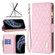 iPhone 11 Pro Diamond Lattice Zipper Wallet Leather Flip Phone Case  - Pink