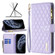 iPhone 11 Pro Diamond Lattice Zipper Wallet Leather Flip Phone Case  - Purple