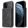 iPhone 11 Pro Calf Texture Magnetic Case  - Black