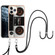 iPhone 11 Pro Electroplating Dual-side IMD Phone Case with Lanyard - Retro Radio