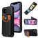 iPhone 11 Pro Soft Skin Leather Wallet Bag Phone Case  - Black
