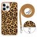 iPhone 11 Pro Electroplating Dual-side IMD Phone Case with Lanyard - Leopard Print