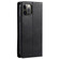 iPhone 11 Pro TTUDRCH RFID Retro Texture Magnetic Leather Phone Case - Black
